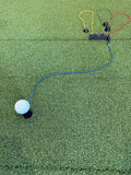 Birdie Wedge – Golf Simulator Tee Anchor with Two Sets of Silicone Golf Simulator Tees