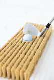Up and Down Sand Mat - Simulated Sand Chipping Mat for Golf Simulator or Bunker Chipping Practice