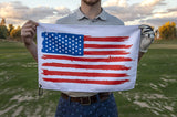 USA Golf Towel - American Flag with clip