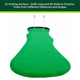XL Indoor Golf Putting Green - 10.5ft x 3ft - Professional Putting Mat