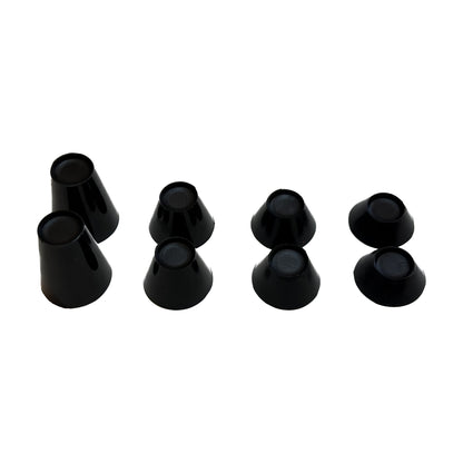 Silicone Golf Simulator Tees – 2 Sets of Durable Tees in 4 Sizes – Tees Only