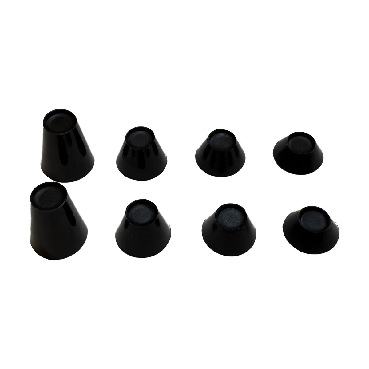 Silicone Golf Simulator Tees – 2 Sets of Durable Tees in 4 Sizes – Tees Only