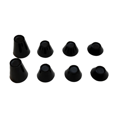 Silicone Golf Simulator Tees – 2 Sets of Durable Tees in 4 Sizes – Tees Only