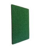 Golf Chipping Mat (16in x 10in) - Portable Practice Hitting Mat for Home with Real Turf