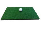 Golf Chipping Mat (16in x 10in) - Portable Practice Hitting Mat for Home with Real Turf