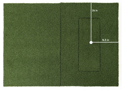 Beaver Tail Double Wide (4ft x 8.25ft) Golf Simulator Mat