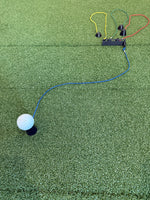 Birdie Wedge – Golf Simulator Tee Anchor with Two Sets of Silicone Golf Simulator Tees