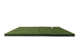 Beaver Tail Golf Simulator Mat (4ft x 5.5ft) with the Most Realistic Hitting Strip Insert for Joint Injury Prevention