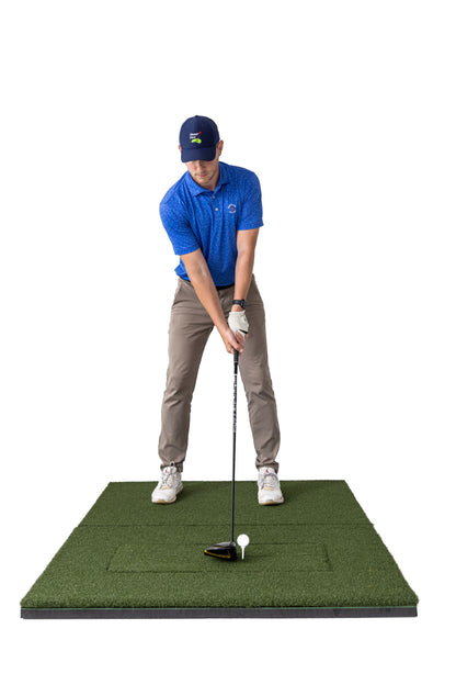 Beaver Tail (30 x 12in) Golf Simulator Hitting Strip