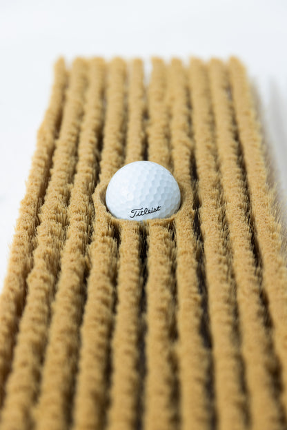 Up and Down Sand Mat - Simulated Sand Chipping Mat for Golf Simulator or Bunker Chipping Practice
