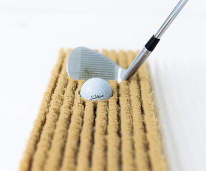 Up and Down Sand Mat - Simulated Sand Chipping Mat for Golf Simulator or Bunker Chipping Practice