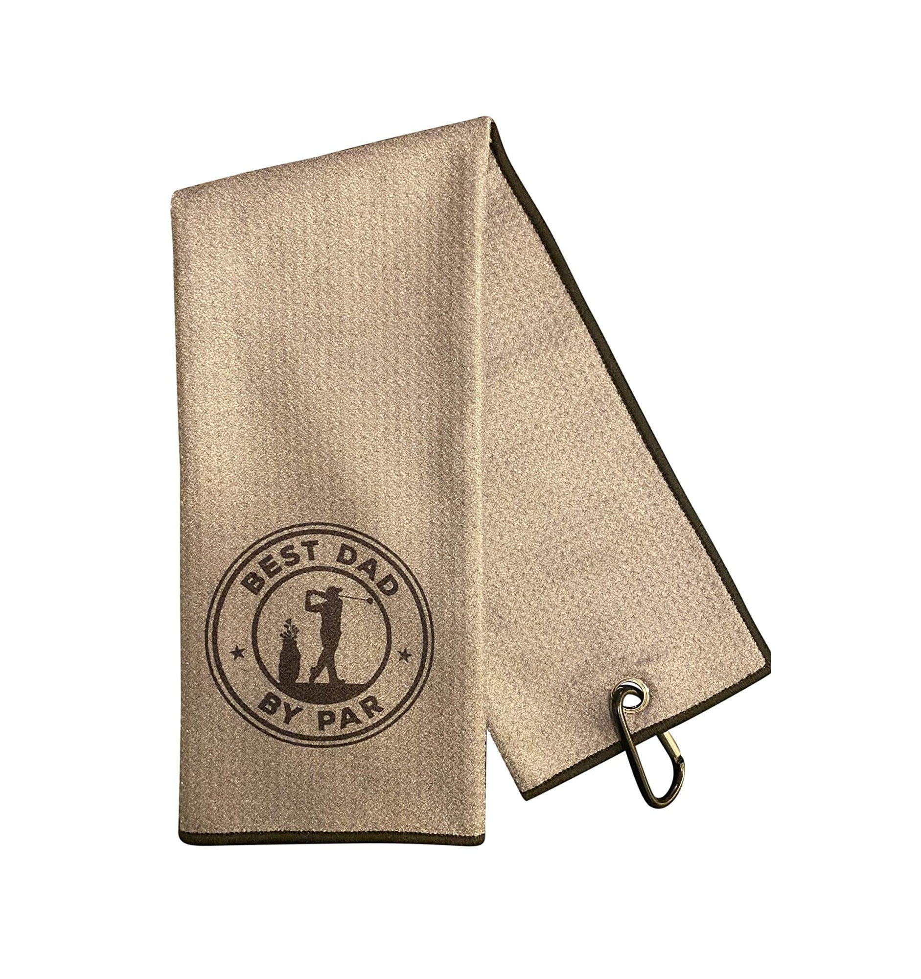 Golf Towel for Dad - Best Dad by Par Golf Towel Gift