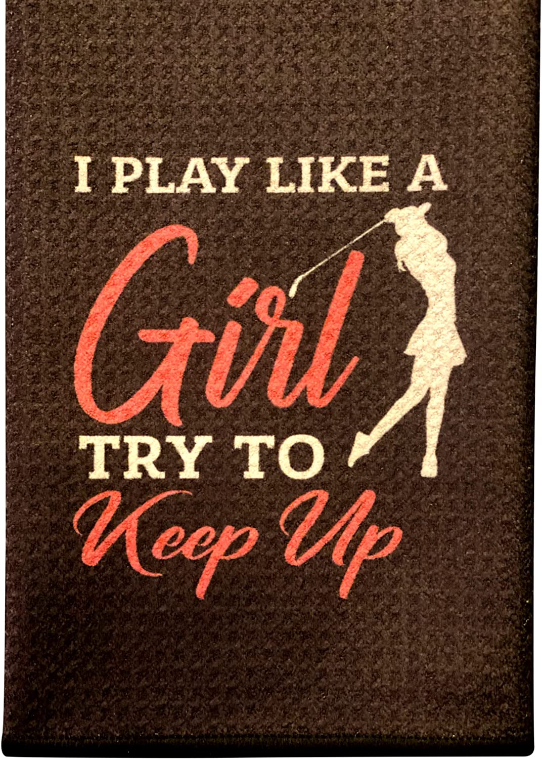 Ladies Golf Towel - Funny Golf Towels for Women with Bag Clip - Perfect for Mothers Day Gift