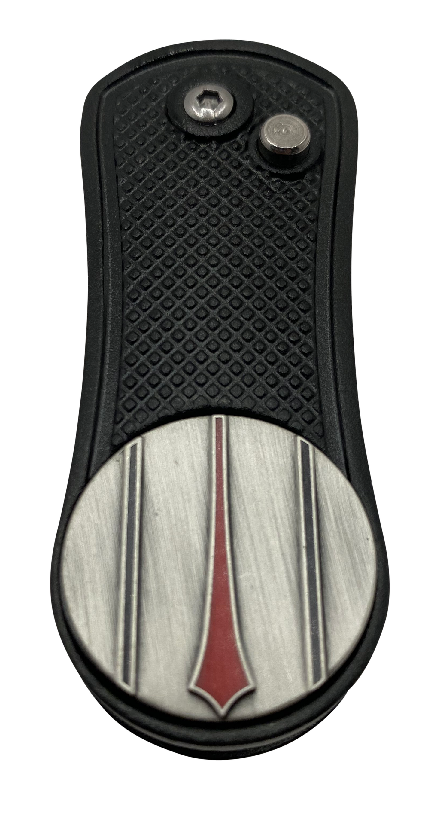 Divot Tool with Golf Ball Marker and Putt Alignment Tool