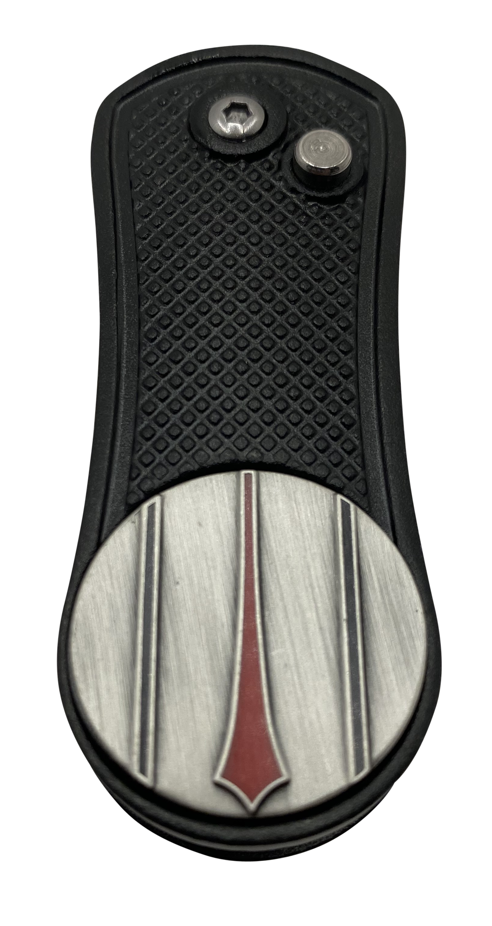 Divot Tool with Golf Ball Marker and Putt Alignment Tool