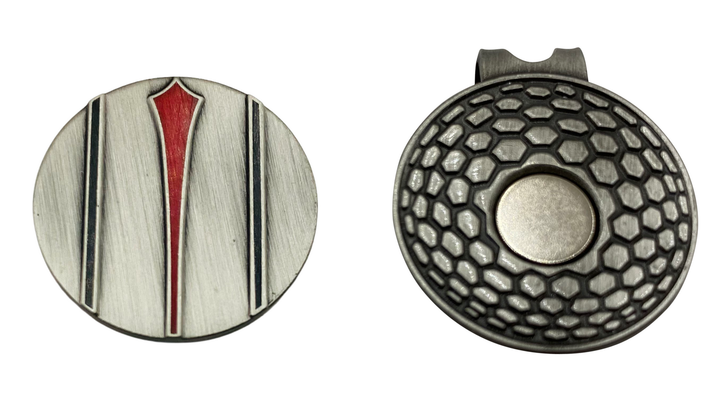Magnetic Hat Clip for Golf Ball Marker with Putt Alignment Tool