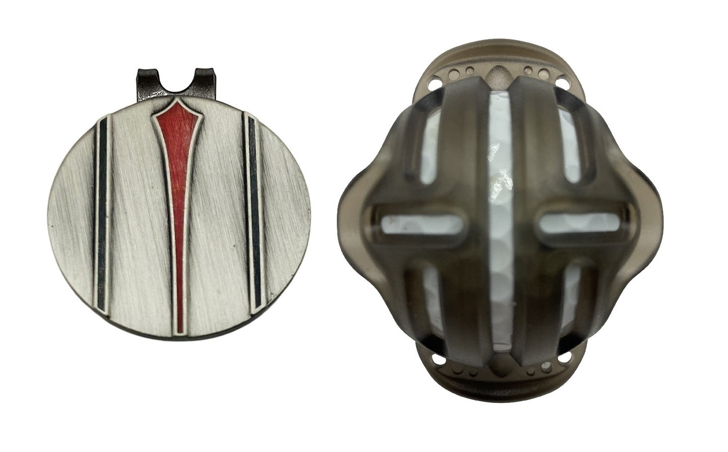 Golf Ball Marker with Putt Alignment Tool and Stencel